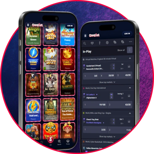 Access your Gambiva mobile app account instantly from any location.