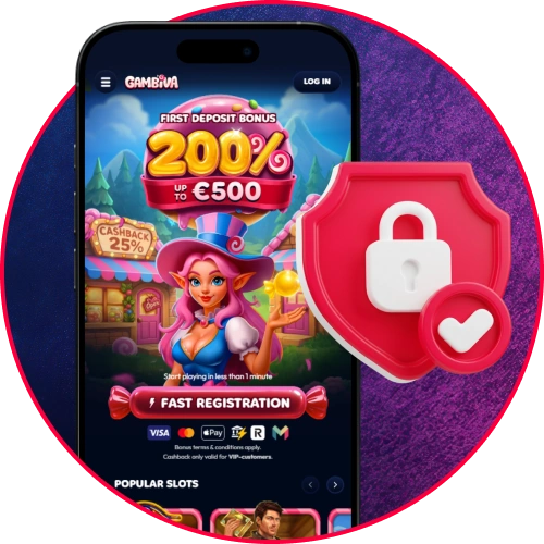 Use the secure Gambiva mobile app on licensed gaming platforms.