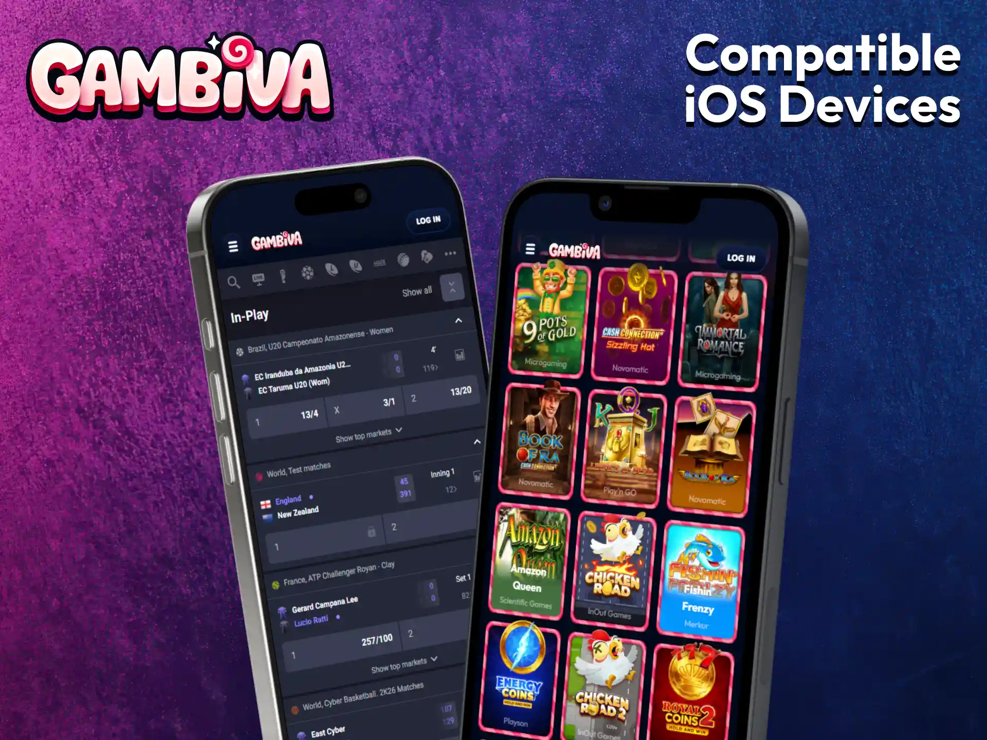 Verify that your device is compatible with the Gambiva iOS app.