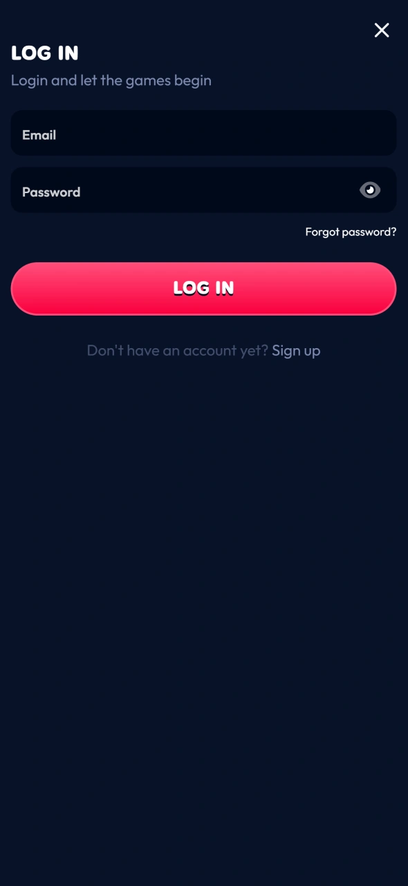 Open the Gambiva mobile app and log in to your account.