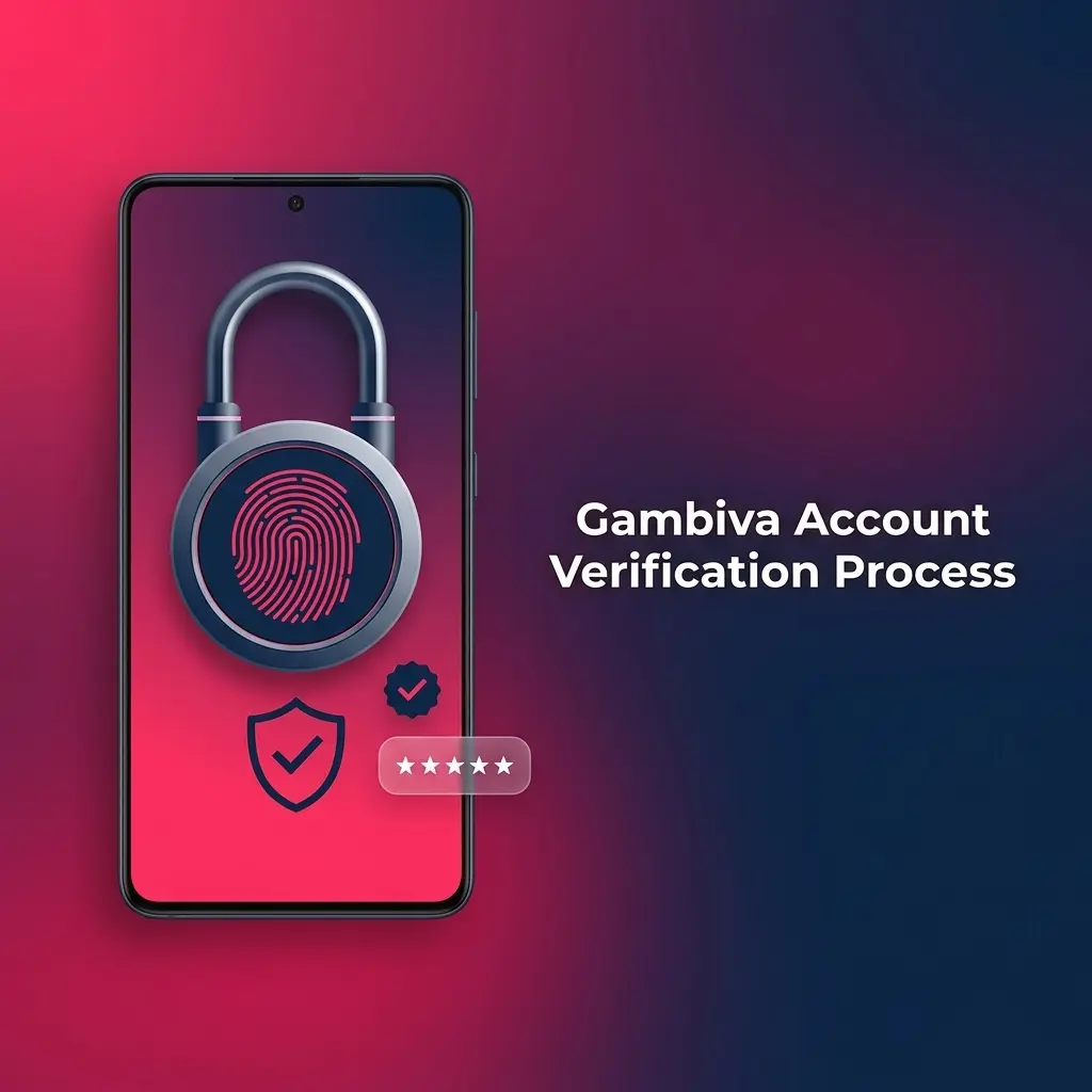 Gambiva KYC account verification process for UK players showing steps for ID, address, and payment method checks