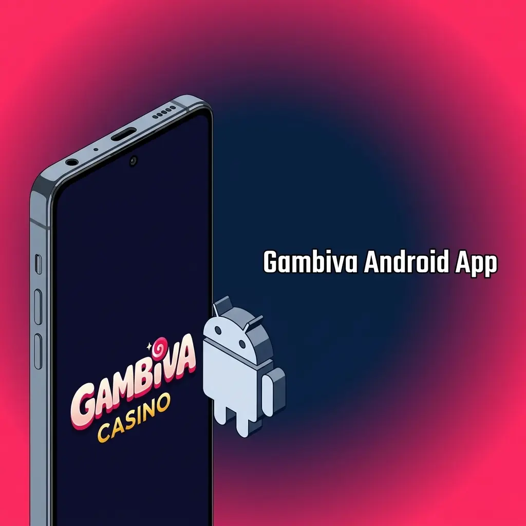 Gambiva Android app download button for mobile betting and casino games access on the go