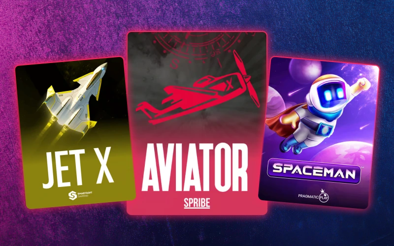 Experience fast-paced action with crash games on Gambiva.