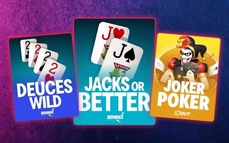Play video poker games through the Gambiva online casino.
