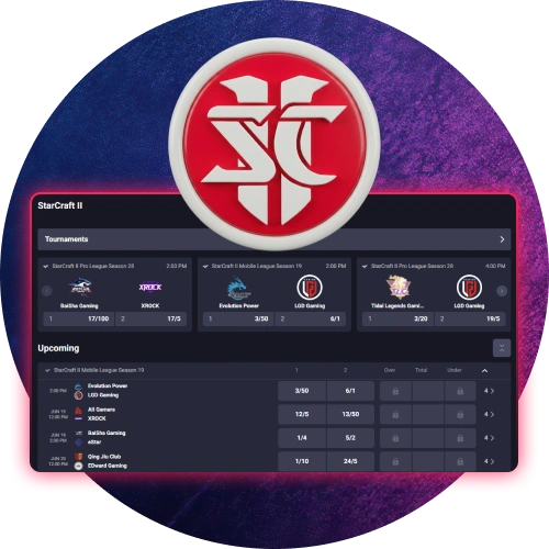 Explore StarCraft II betting opportunities available on Gambiva.
